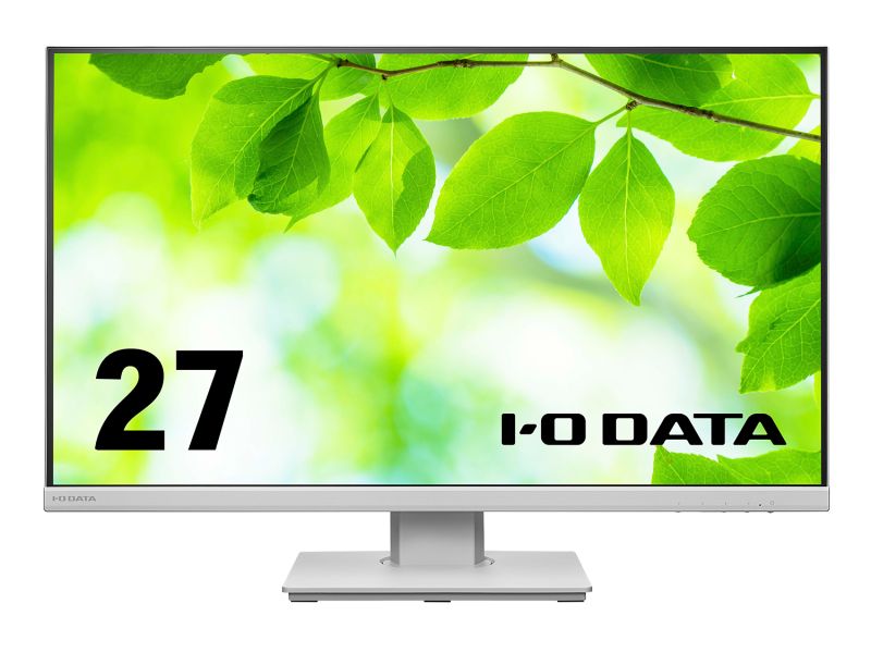 ワイド液晶ディスプレイ 27型/1920×1080/アナログRGB、HDMI、DisplayPort/ホワイト/スピーカー：あり/5年保証 無輝点保証//昇降/回転