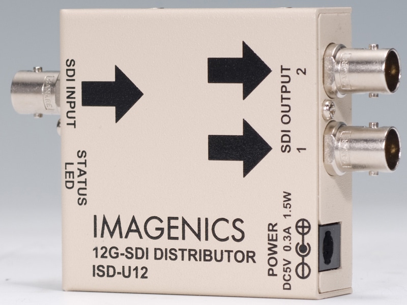 1入力2出力 12G-SDI 分配器