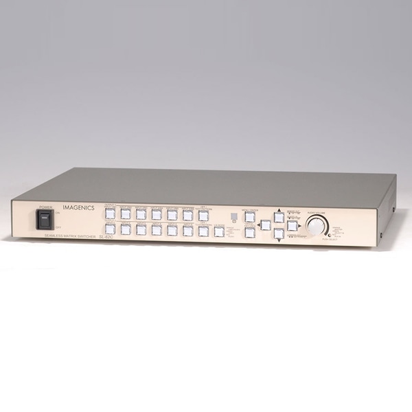 6入力2出力マルチシグナル対応シームレスマトリックススイッチャー