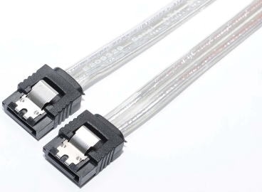 Bullet シリアルATA3ケーブル ラッチ付 15cm シルバー ストレートタイプ