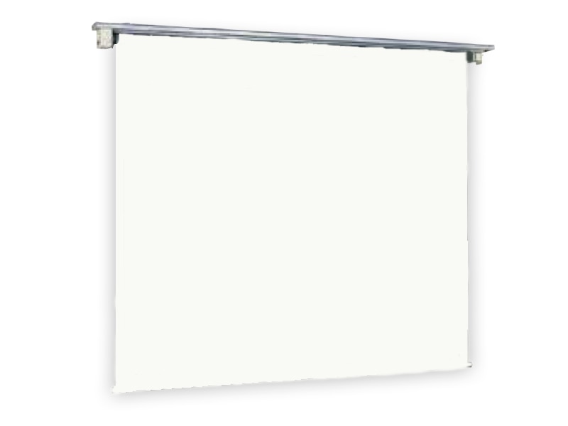 電動巻上スクリーン 天板タイプ 16:10/100型 オールホワイト