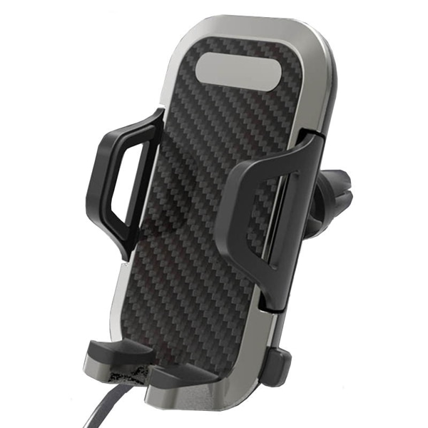 エアコン用スマホホルダー ブラック