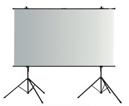 掛図スクリーン オールホワイト スタンドセット 90型 HD