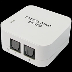 1入力2出力光デジタル音声分配器