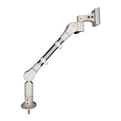 低荷重型液晶モニタ・TV用VESA対応フランジグロメット式スリムビューティーアーム