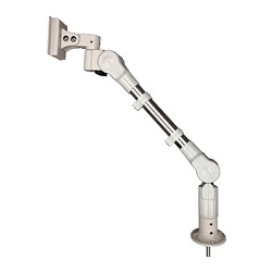 中荷重型液晶モニタ・TV用VESA対応フランジグロメット式スリムビューティーアーム