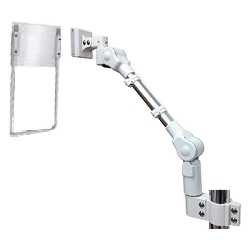 中荷重型液晶モニタ・TV用VESA対応ポールクランプ式スリムビューティーアームφ38.5