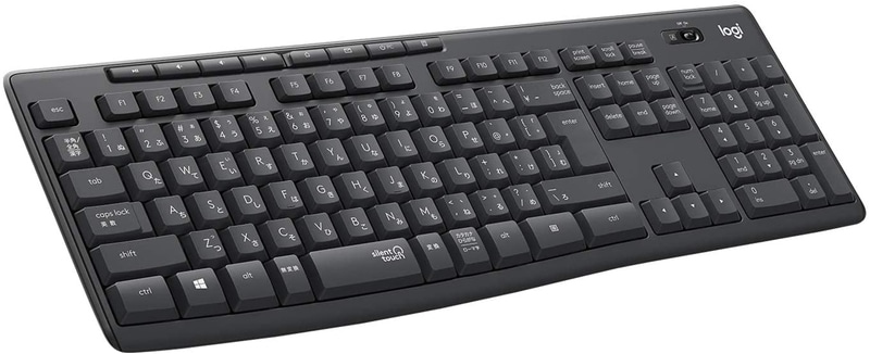 サイレント ワイヤレスキーボード K295 グラファイト