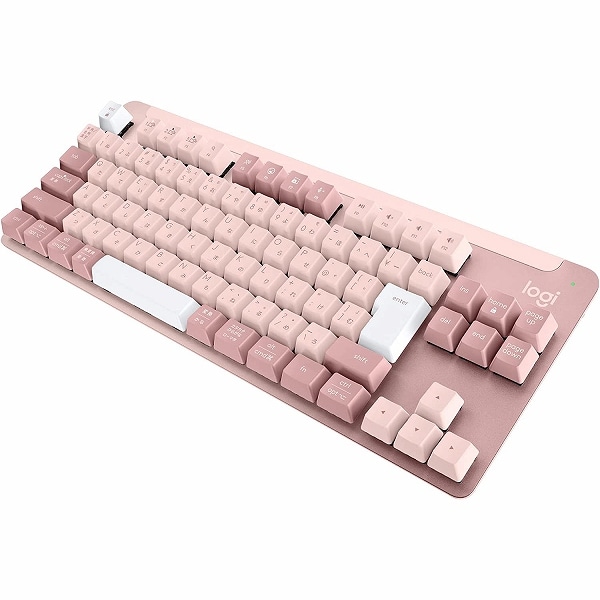 Signature K855 ワイヤレス メカニカルTKL キーボード ローズ