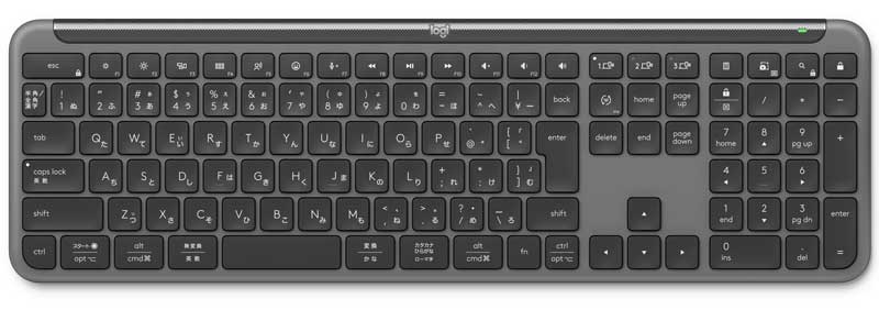 Signature Slim ワイヤレスキーボード グラファイト