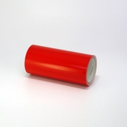 カッティングマシン用塩ビシート（光沢タイプ） 210mm×10m 赤