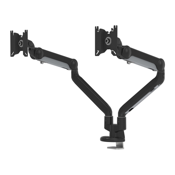 2画面固定水平垂直多関節アーム 黒