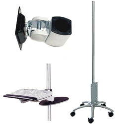 移動式ワークステーション（立ち作業用・PA-23D+LA-16QA+KA-01・セット品）