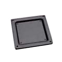 VESA75×75mm→100×100mmピッチ変換アダプタプレート（黒）