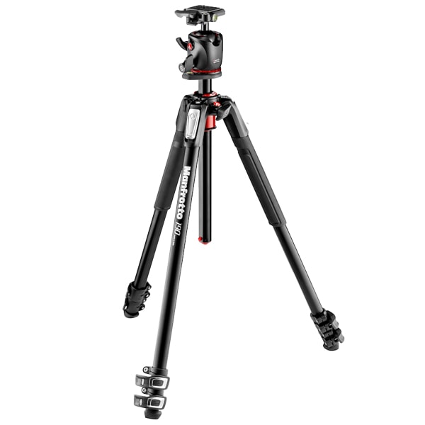 190プロアルミニウム三脚3段+Q2付きボール雲台セット