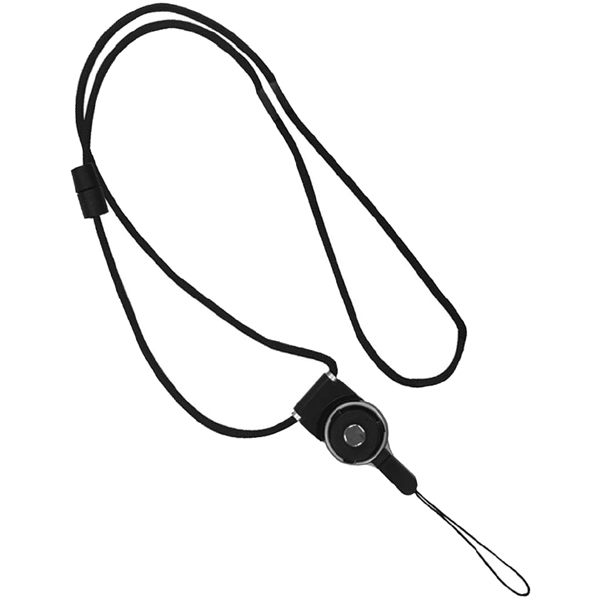 ネックストラップ 2in1タイプ ブラック