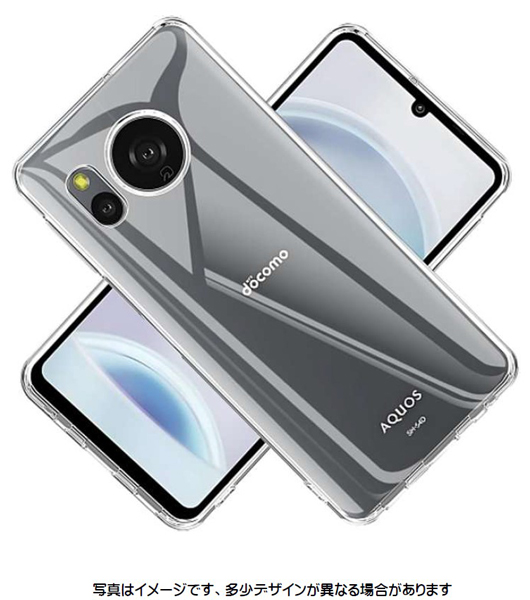 シャープ AQUOS sense8 SH-54D対応 TPUケース クリア