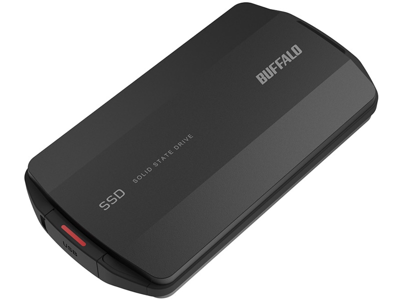 PC対応 USB3.2(Gen2)対応 高速モデル Type-A/C対応 SSD 500GB ブラック