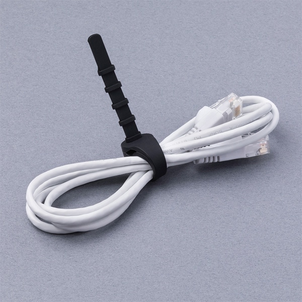 シリコンバンド 6本 黒 107mm