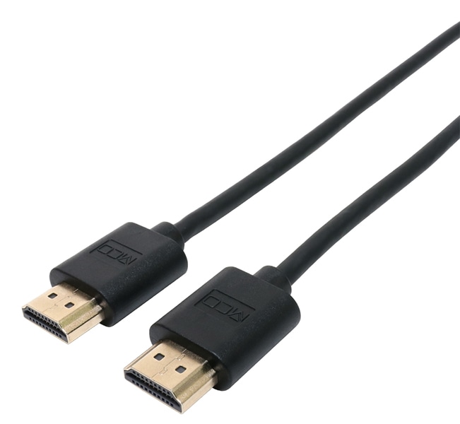 PC用HDMIケーブル スタンダード 1m ブラック フルHD144Hz/WQHD75Hz/4K30Hz