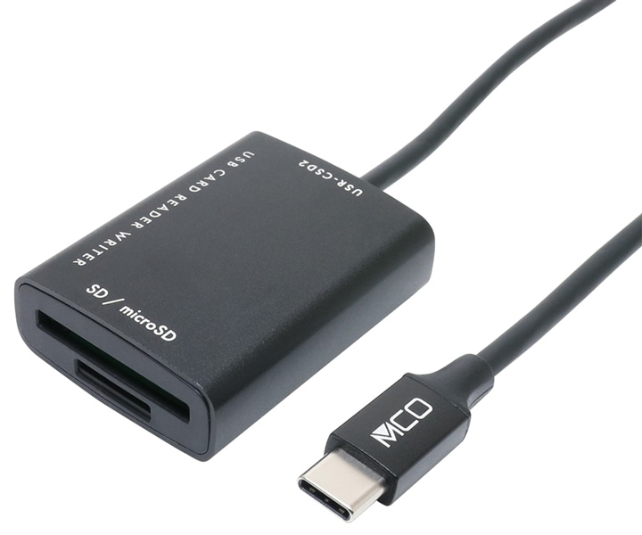 SDカードリーダ・ライタ USB3.2Gen1対応 USB Type-C ケーブル70cm