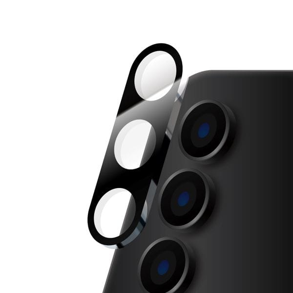 Galaxy S23 SC-51D/SCG19 レンズ保護ガラスフィルム 「GLASS PREMIUM FILM」 レンズ一体型 スーパークリア 高透過度95%