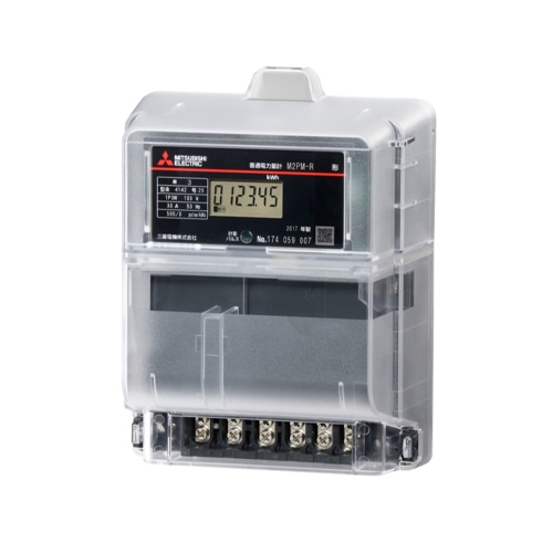 電力管理機器 電子式普通電力量計 単相3線式 単独計器 表面取付表面接続 定格電圧:100V 定格電流:60A 60Hz
