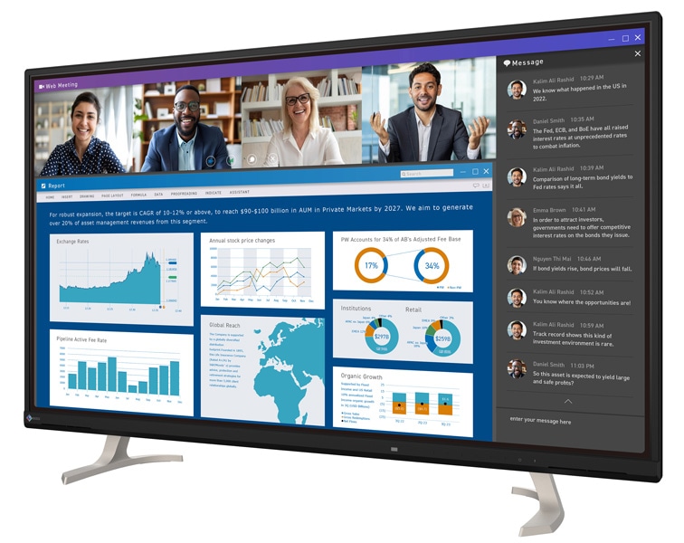 液晶ディスプレイ 42.5型/3840×2160/HDMI×2、DisplayPort、USB Type-C/ブラック/スピーカー：あり