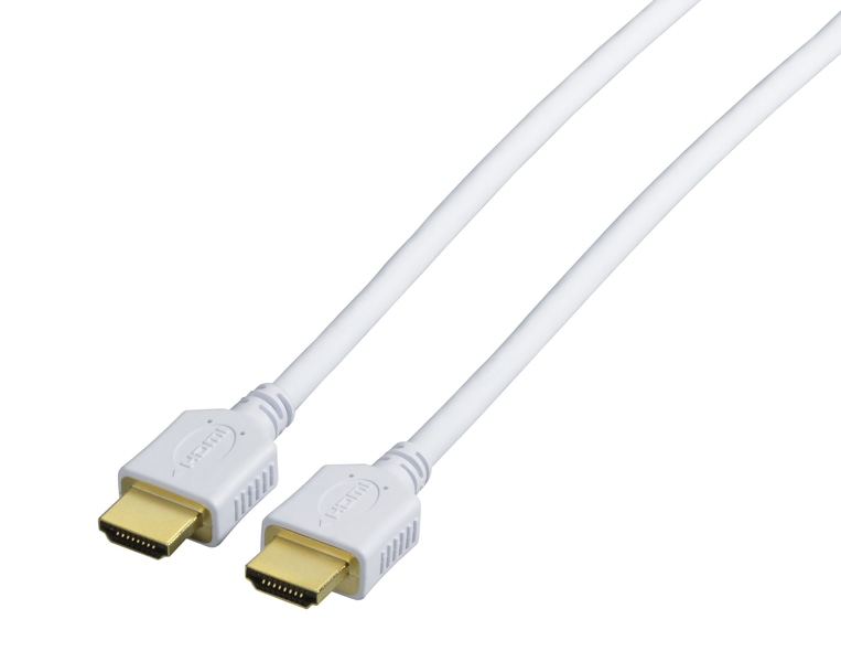 プレミアムハイスピード HDMIモニターケーブル （ホワイト） 2.0m