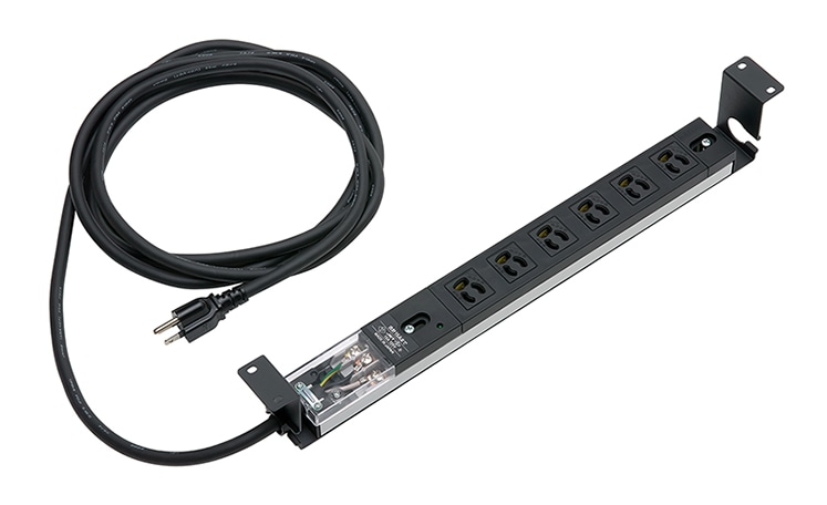 BasicPDU 100V/15A/1U/6口