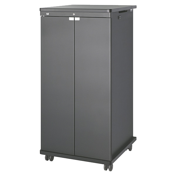 AVキャビネット/ノーマルキャビネット1200タイプ/棚板/60φキャスター/ブラック/木扉