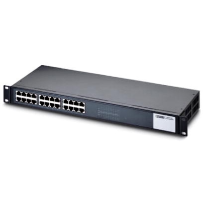 産業用スイッチングハブ/19インチラック取付タイプ/10・100Mbps/24ポート