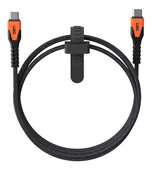 UAG製 KEVLAR CORE USB-C TO C POWER CABLE （ブラック/オレンジ）