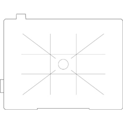 フォーカシングスクリーン 黄金分割マット （ケース付）