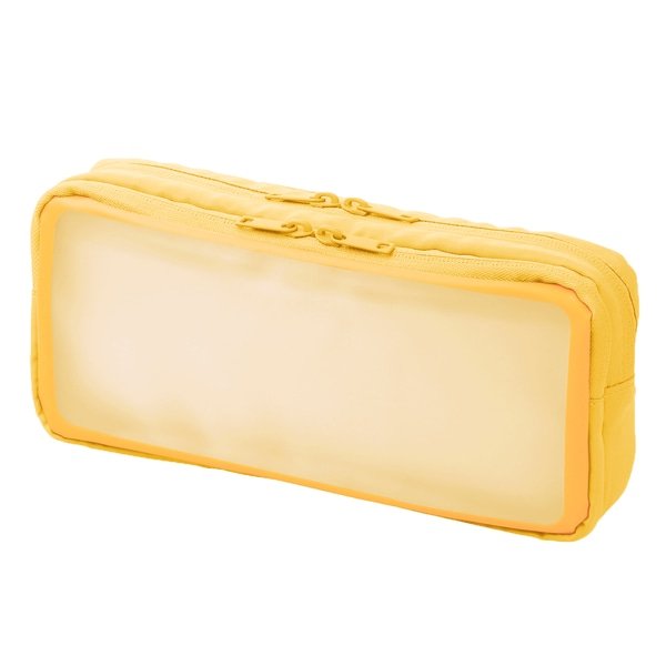 ナカ見え ガジェットポーチL イエロー