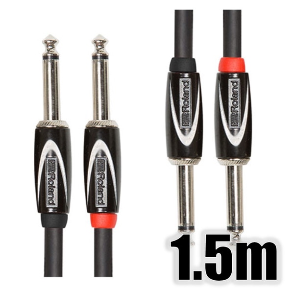 オーディオケーブル/1.5m/TSフォン×2-TSフォン×2