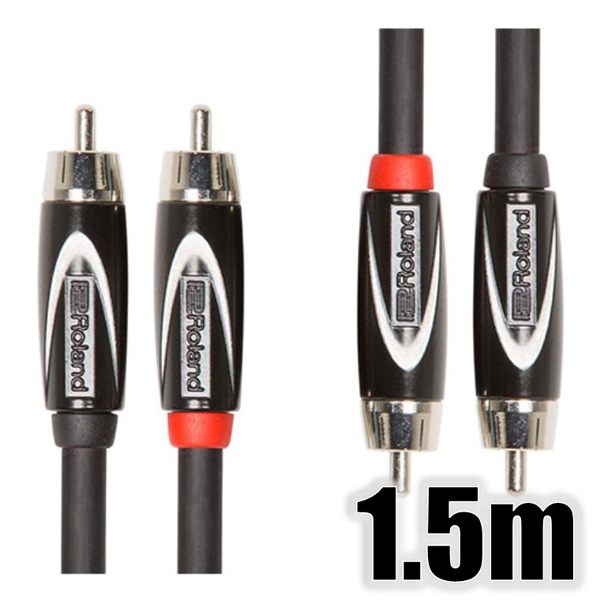 オーディオケーブル/1.5m/RCAピン×2-RCAピン×2