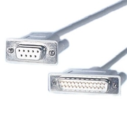 DOS/V RS232Cストレートケーブル 3.0m D-Sub9Pメス-D-Sub25Pオス