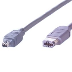 IEEE1394ケーブル 1m 4P-6P バイオカラー