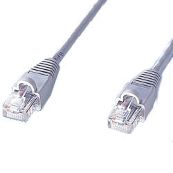 LANケーブル 10/100/1000BASE-T カテゴリー5E クロス 5m グレー