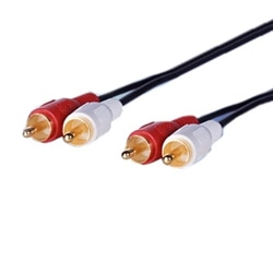 AUDIOピンケーブル 5m RCAピン×2-RCAピン×2