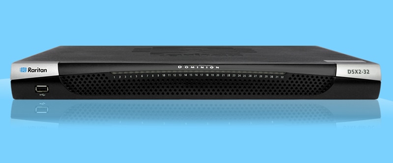 Dominion SX II 32シリアルポート AC二重化電源 二重化ギガビットLAN ローカルコンソールポート（シリアル USB KVM) 19インチラックマウントキット