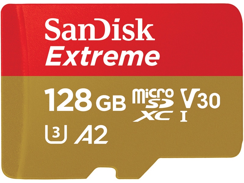 SanDisk Extreme microSDXC UHS-Iカード 128GB