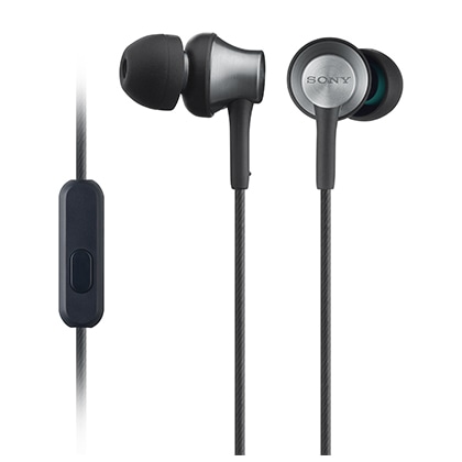 スマートフォン対応密閉型インイヤーレシーバー ブラスブラック