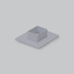 フランジ 3号40型 グレー