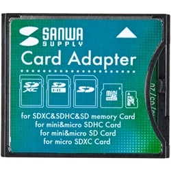 SDXC用CF変換アダプタ