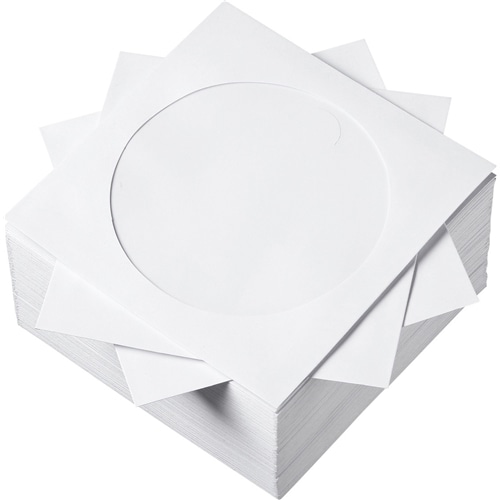 DVD・CDペーパースリーブケース（100枚入り・ホワイト）