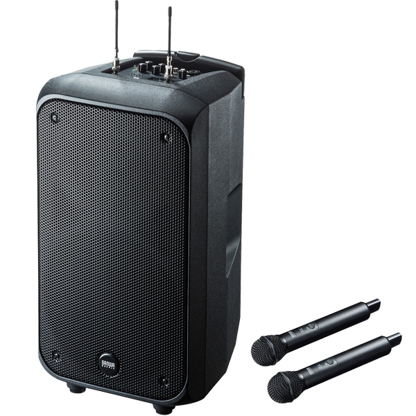 ワイヤレスマイク付き拡声器スピーカー