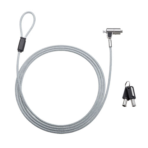 nanoスロット対応セキュリティワイヤー・シリンダ錠（鍵No.1）