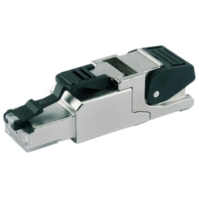 MFP8 RJ45シールドプラグ ツールフリータイプ （T568 B） AWG26-24/1、AWG27-24/7、AWG26/19